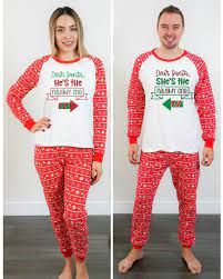 30 festive and comfy christmas pajamas for everyone in your family. Couples Pajama For Christmas Wedding Couple Gift For Christmas Bride To Be Shop
