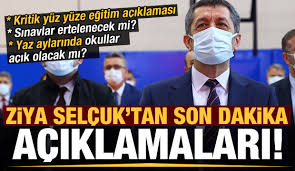 Diğer yandan öğrencilerin beklediği açıklama da uzaktan eğitime geçildiği günlerin ardından hem milli eğitim bakanlığı hem de bizzat bakan ziya selçuk tarafından duyuruldu. Ziya Selcuk Tan Canli Yayinda Yuz Yuze Egitim Ve Sinav Aciklamasi Egitim Haberleri