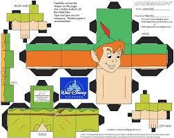 Dis10 Peter Pan Cubee By Theflyingdachshund On Deviantart Paper Toys Dopey Paper Crafts