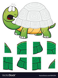 Millions of free jigsaw puzzles created by a large community. Vector Illustration Of Education Jigsaw Puzzle Game For Children With Turtle Download Toddler Learning Activities Preschool Activities Jigsaw Puzzles For Kids