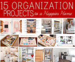 House your files and office supplies in a neat and tidy mini office in a chest. 15 Home Organization Projects To A Happier Home How To Nest For Less
