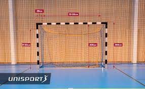 Det betyr at 1 cm på tegningen er 1000 cm i virkeligheten. Handball Unisport