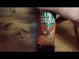 How To Fix Scratched Wood Make Light Wood Look New Old English Youtube