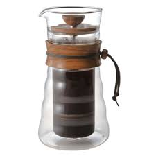 Hario Large Double Wall Coffee French Press Olive Wood 400ml 14oz Dgc 40 Ov Coffee Press French Press Coffee Coffee Equipment
