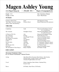 If you opt for making your theatre resume at hiration's online resume builder then you will get 9 stunning resume design templates with the option of putting a picture. Free 9 Sample Theatre Resume Templates In Ms Word Pdf