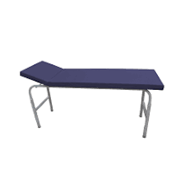 Mesa de Exame Clínico Cabeceira Regulável
