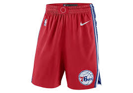 You are looking at a 100% authentic pair of mitchell & ness x just don philadelphia 76ers sixers the shorts are brand new. Nike Nba Philadelphia 76ers Swingman Shorts University Red Price 57 50 Basketzone Net