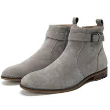 3,216 chelsea boots suede products are offered for sale by suppliers on alibaba.com, of which women's boots accounts for 25%, men's boots accounts for 12%, and babies' boots accounts for 1%. Cestfini Buckle Suede Chelsea Boots For Men Genuine Leather Dress Boots With Side Zipper Casual Waterproof Ankle Boots Dave004 Grey 7 5 Amazon In Shoes Handbags