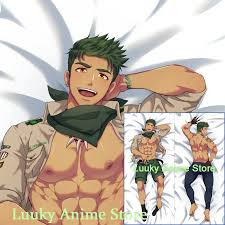 Dakimakura Anime Aiden Flynn Camp Buddy Gay Double Sided Print Life size  Body Pillow Cover| | - AliExpress