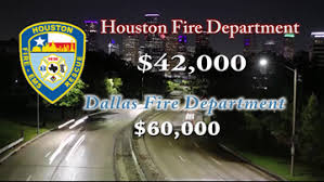 by the numbers houston firefighters pay compared to other