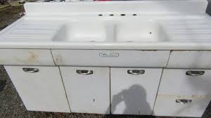 vintage morton kitchen sink cabinet and