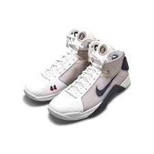 The air jordan 1 featured a red and black colorway,. Barack Obama S Nike Hyperdunk Sneakers Are Going Up For Auction Thailand Daily