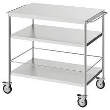 Choose from our selection in various materials like steel, wood or butcher's block. Flytta Stainless Steel Kitchen Trolley Ikea