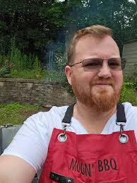 Smoking venison burgers and ham today