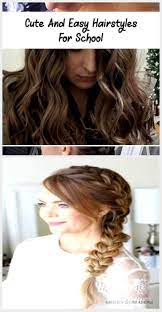 Cute And Easy Hairstyles For School Quick Weave Wrap Hairstyles Quickhairstyl Haar Styling Haar Ideen Fur Die Schule Frisuren Einfach