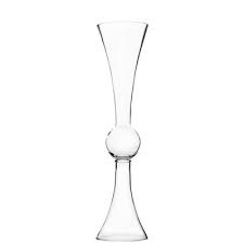 Glass Clarinet Trumpet Vase