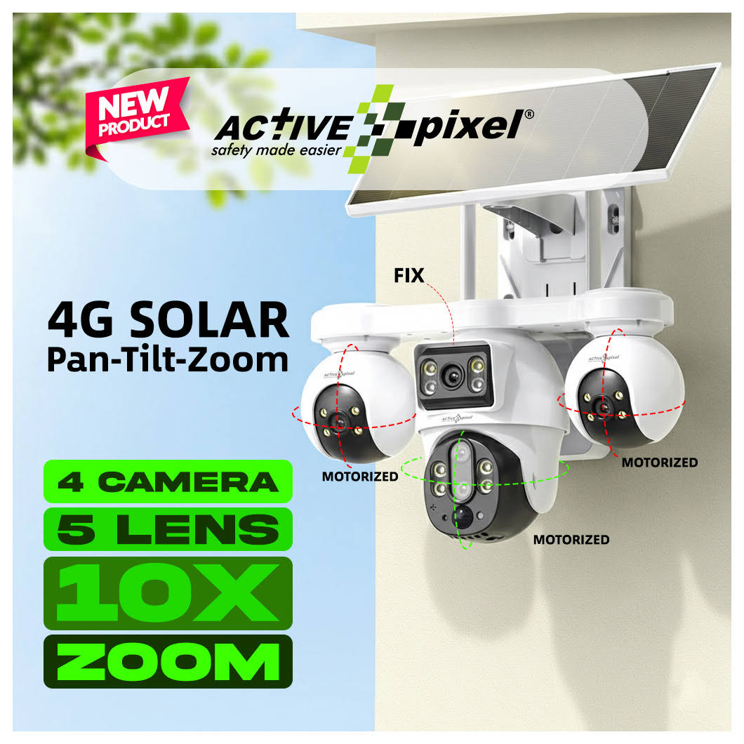 Active Pixel 4G Solar CCTV Camera product image