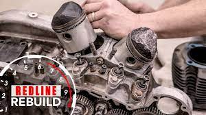 Harley Davidson Sportster V Twin Ironhead Engine Rebuild Time Lapse Redline Rebuild S1e6 Youtube