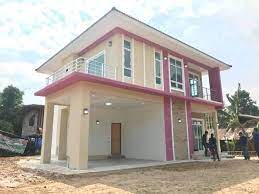 This layout would fit in a lot with 146 sq.m. 2 Storey Small House Design With Terrace House Storey