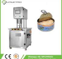 Manual Vacuum Nitrogen Flushing Plastic Container Fish Tin ...