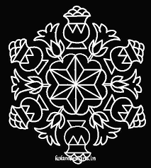 The kolam is 15 to 1 straight dots (ner pulli). Pongal Pulli Kolam Kolam And Rangoli Designs Rangoli Designs Rangoli Designs With Dots Rangoli Patterns