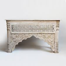 White Wash Carved Wood Architectural Console Table Architectural Carved Console Table Wash W Wood Console Table Carved Table Wooden Console Table
