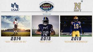 Navy patterned its lids after different naval vessels and, woo the one awesome thing about the uniforms was the stars on the helmet, signifying each year navy had beaten army on the field consecutively. Army Navy Game On Twitter In Anticipation Of The Upcoming Army Navy Uniform Reveals We Want You To Tell Us Your Favorite Army Navy Uniform Of The Past Vote Below For Your Favorite Navyathletics Uniform