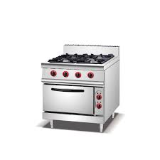 Gas stoves remain the undisputed appliance choice for foodies, since you can control the temperature to a tee. Commercial Range With 4 Burners Gas Hot Plate And 1 Electric Oven Tt We157d