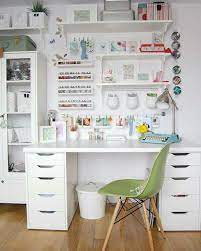 Ideal Study Desk Ikea Craft Room Ikea Crafts Craft Room Design