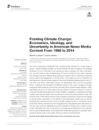Maybe you would like to learn more about one of these? Pdf Framing Climate Change Economics Ideology And Uncertainty In American News Media Content From 1988 To 2014