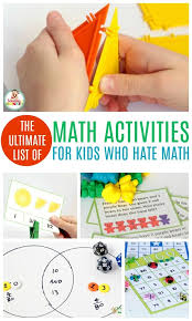 This page features a collection of curated math games by grades. 50 Fun Math Activities For Kids