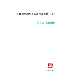 You stop auto downloading of wallpapers for the magazine screen lock with the following steps: Getting Started Huawei Huawei Mediapad T3 7 Mediapad T3 7 Getting Started