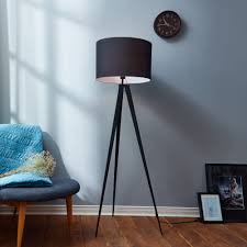 Showy, stylish, and functional designs appear in interiors of all styles and. Tripod Floor Lamp With Black Shade By Versanora Modern Lighting Vn L00006 Uk Teamson Home Ireland