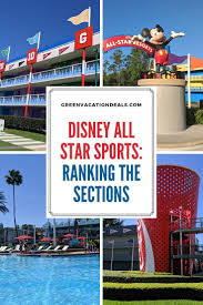 Disney All Star Sports Resort Reviews Ranking The Sections Green Vacation Deals Disney World Tips And Tricks Disney Hotels Family Disney Trip
