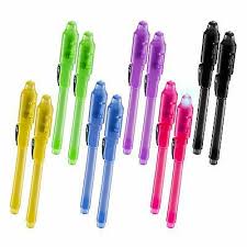 Magic Disappearing Ink For Spy Pen 12 Pack Invisible Ink Pens With Black Light Fifasteluce Com