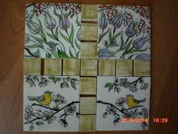 Regulation Ceramic Tile Handmade By Aysen Agan Desenler Seramik Tablolar
