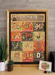 Affiche A2 Calendrier Des Fruits Et Legumes De Saison Etsy Family Birthday Calendar Brunch Places Family Birthdays