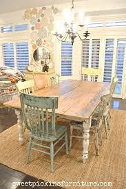 Furniture dining tables and chairs farmhouse dining table & bench. My New Farm Style Table W Mismatched Chairs Farm Style Table Farmhouse Table Plans Home Decor
