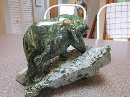 Lyle sopel jade and gemstone sculpture: Lyle Sopel Jade Bear Carving Classifieds For Jobs Rentals Cars Furniture And Free Stuff