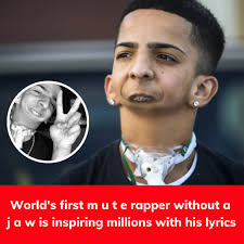 What if I told you the most inspiring rapper in America can't speak a  single word? Born without a j a w, doctors said Isaiah Acosta wouldn't  su.rvi.ve 24 hours. But not