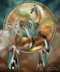 Horse Dream Catcher Native American Artwork American Indian Art Native American Art
