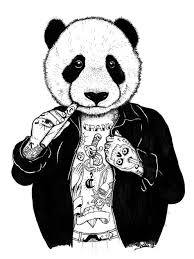 See more ideas about gangsta tattoos, tattoos, gangster tattoos. 170 Gangsta Pandas And Bears Ideas Panda Art Bear Art Character Art