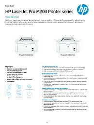 Hp laserjet pro m203dw printer; Hp Laserjet Pro M203 Pdf Operating System Printer Computing