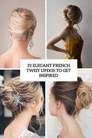 Such styles are quite simple to create. 33 Elegant French Twist Updos To Get Inspired Weddingomania