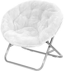 Mainstays Faux Fur Saucer Chair Multiple Colors Walmart Com Dorm Chairs Cool Dorm Rooms Cute Dorm Rooms