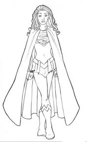 Supergirl Coloring Pages Superhero Coloring Pages Superhero Coloring Avengers Coloring Pages