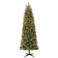 Home Accents Holiday 7 5 Ft Pre Lit Led Manchester Fir Slim Artificial Christmas Tree With 350 Warm White Lights Tg76p2621l06 The Home Depot Slim Artificial Christmas Trees Artificial Christmas Tree Led Lights