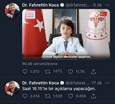 13.30'da başlayacak toplantının ardından sağlık bakanı ve milli eğitim bakanı, ortak bir basın açıklaması gerçekleştirecek. M0pijyf L63ufm