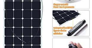 Sunkingdom 120w Sunpower Semi Flexible Solar Panel Biegsame Solar Ladegerat 120w Solar Solaranlage Solarpanel