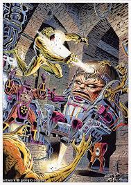 Marvel entertainmentподлинная учетная запись @marvel. Giorgio Comolo Modok Vs Arnim Zola Commission Giorgio Comolo C Arnim Zola Marvel Comics Superheroes Marvel Villains